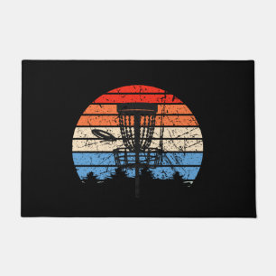 Frisbee Golf Disc Golf Retro Doormat