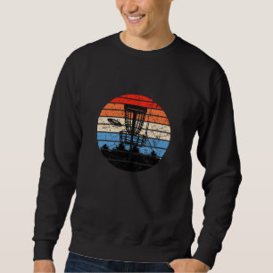 Frisbee Golf Disc Golf Retro Sweatshirt