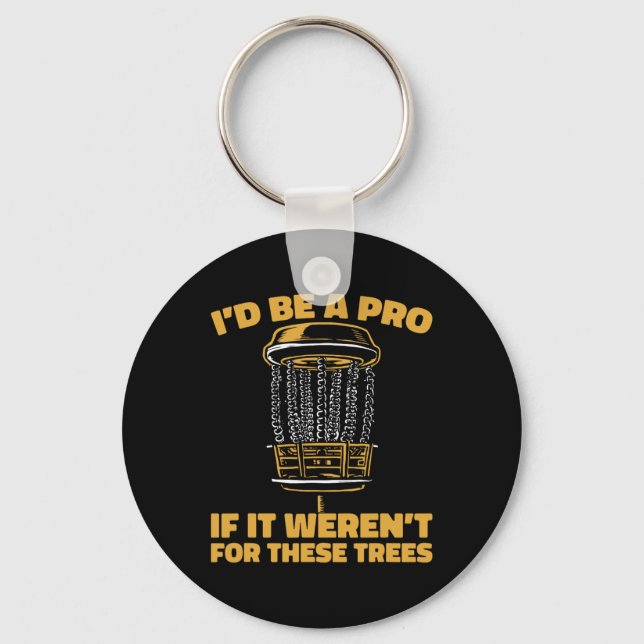Frisbee Golf Disc Outdoor Sport - Tree _2  Keychain (Front)
