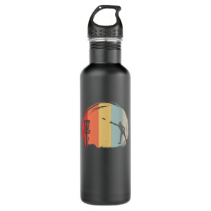 Frisbee Golf Retro Stainless Steel Water Bottle