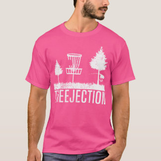 Frisbee Golf Treejection Funny Disc Golf T-Shirt