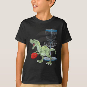 Frisbee Golfer T Rex Dinosaur Golf Player Dino Dis T-Shirt