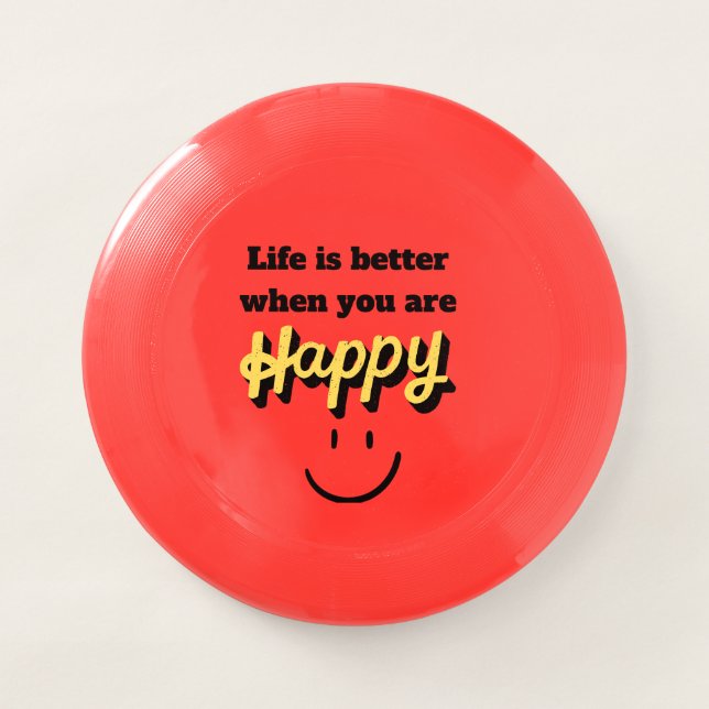 Frisbee Happy Face Wham-O Ultimate UPA Approved  (Front)