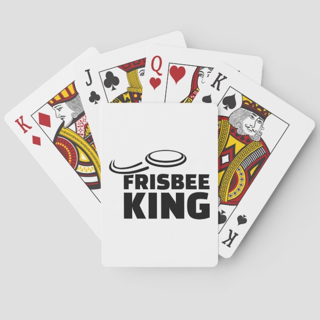 Frisbee king poker cards (Back)