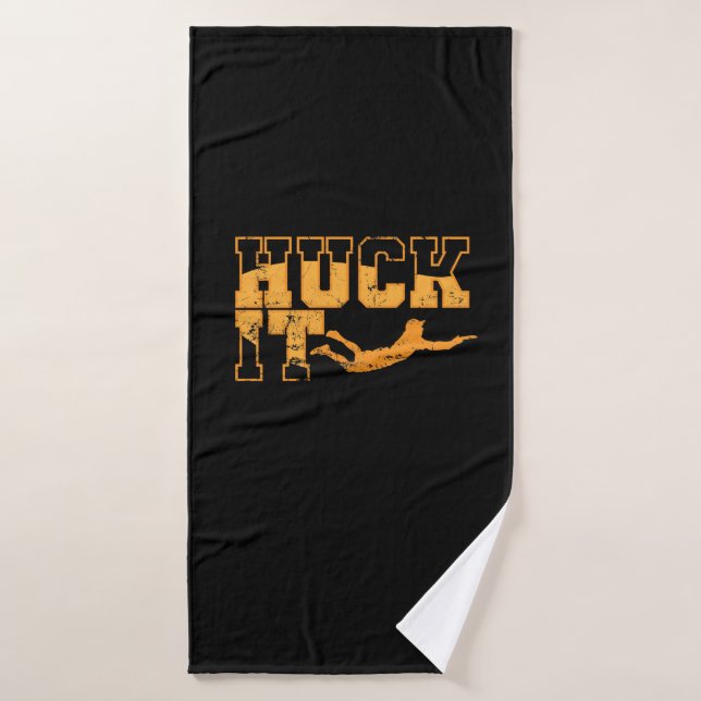 Frisbee Sport Huck It Bath Towel (Bath Towel)