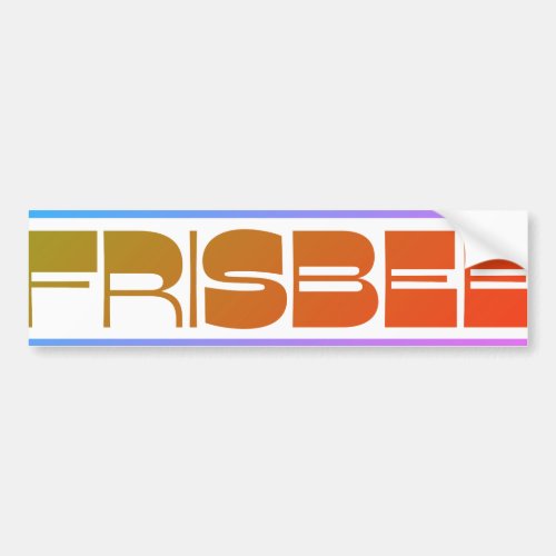Frisbee Sticker