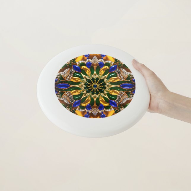 Frisbee with Brazil Colors Design (In Hand)