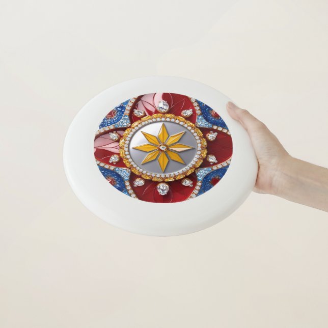Frisbee with Colombian Colors Design (In Hand)