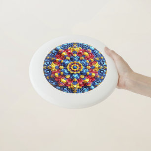 Frisbee with Romanian Colors Design