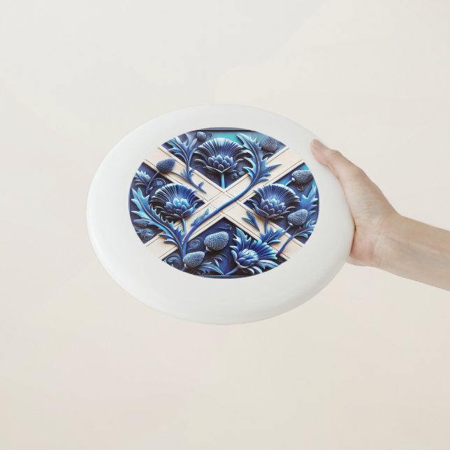 Frisbee with Scottish Thistles Design (In Hand)