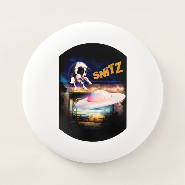 frisbee with Snitz from Bob's Saucer Repair (Front)