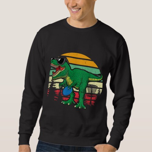 Frisbees Dino Cute T Rex Dinosaur Kids Boys Disc G Sweatshirt