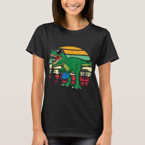 Frisbees Dino Cute T Rex Dinosaur Kids Boys Disc G T_Shirt