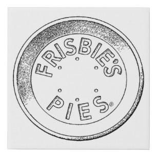 Frisbie Pie Faux wrapped canvas