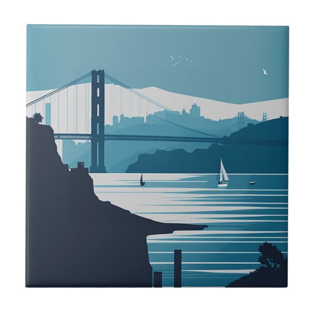 FRISCO BAY #1 CERAMIC TILE (Front)