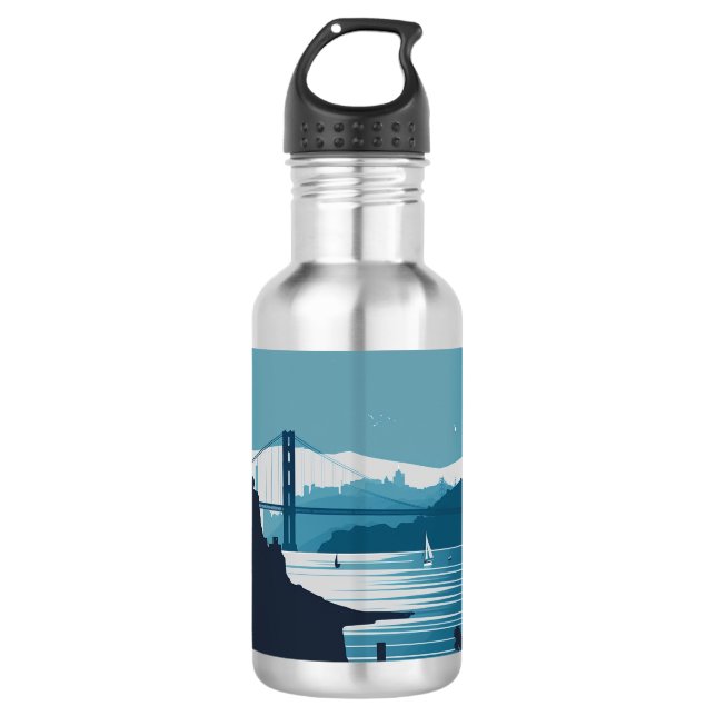 FRISCO BAY #1 STAINLESS STEEL WATER BOTTLE (Front)