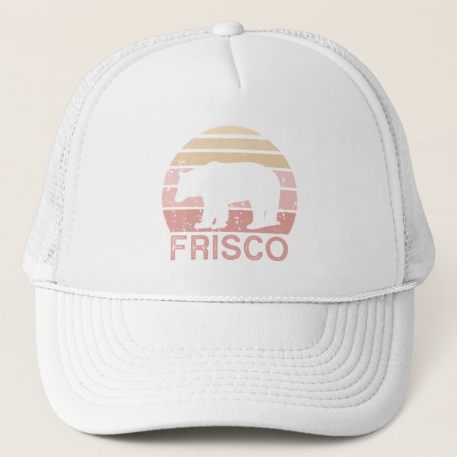 Frisco Colorado Retro Bear Trucker Hat (Front)