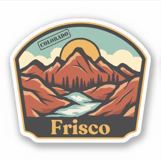 Frisco, Colorado Sticker (Front)