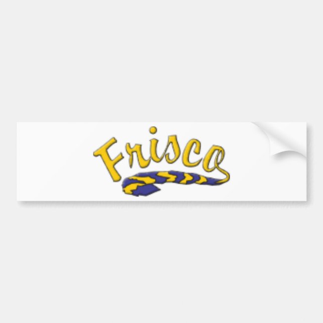 Frisco High School Tail Bumper Sticker (Front)