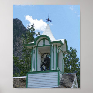 Frisco One-room Schoolhouse Bell Tower, Colorado Poster
