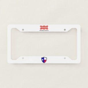 Frisco (Texas) city flag License Plate Frame