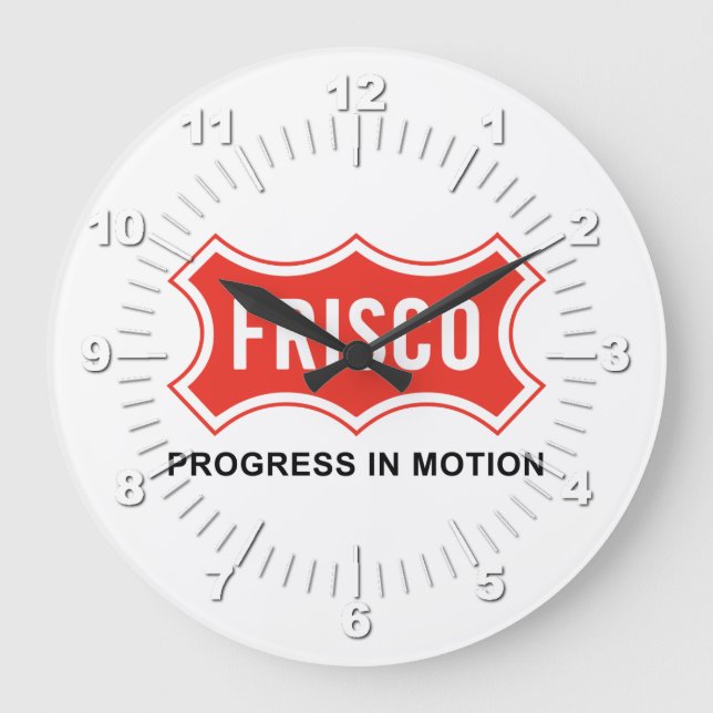 Frisco (Texas) flag Large Clock (Front)