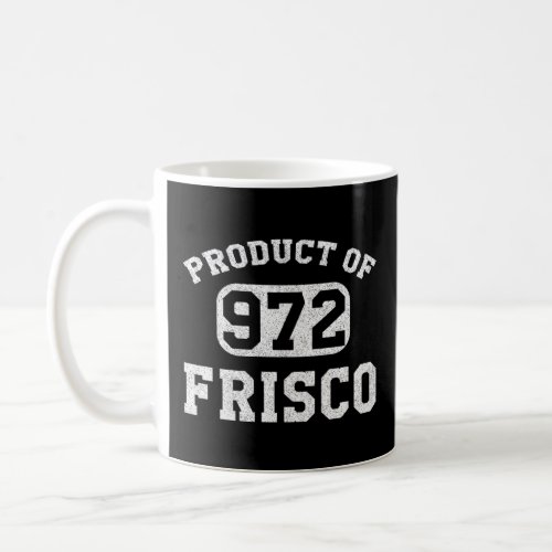 Frisco Texas Vintage Retro Area Code  Coffee Mug