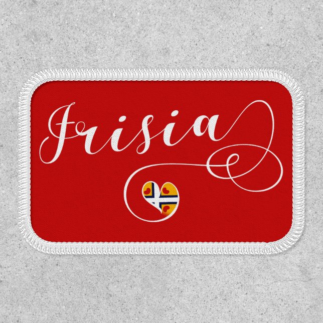Frisia Flag Heart, Frisians Patch (Front)