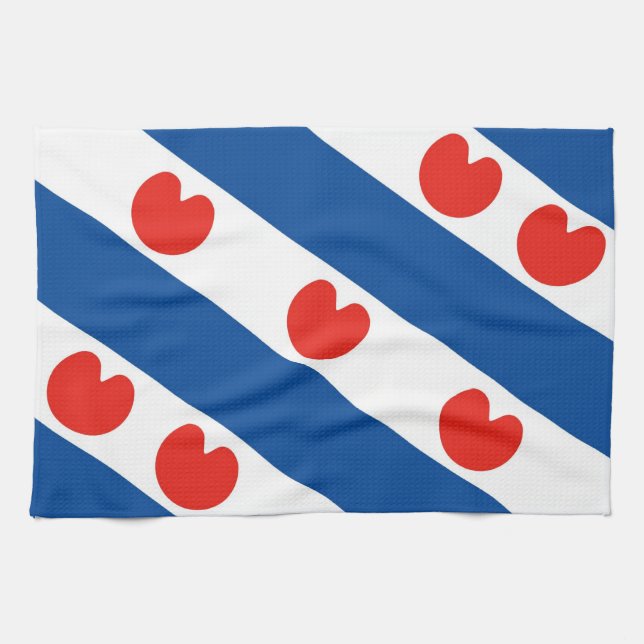 Frisia frisian flag netherlands country region towel (Horizontal)