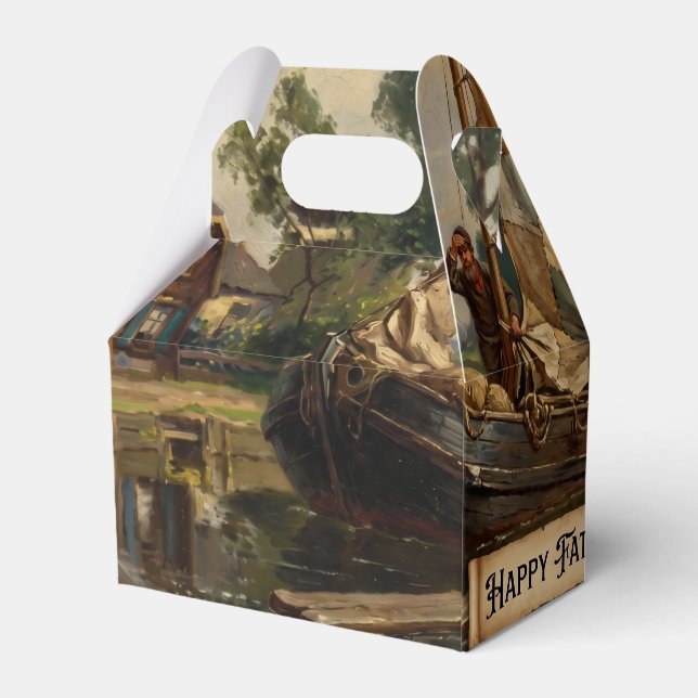 Frisian Dad Favor Boxes (Back Side)