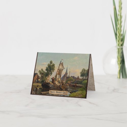 Frisian Dad Letterpress Thank You Card
