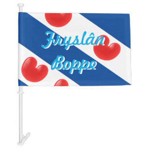 Frisian Flag customizable text Fryslan Boppe