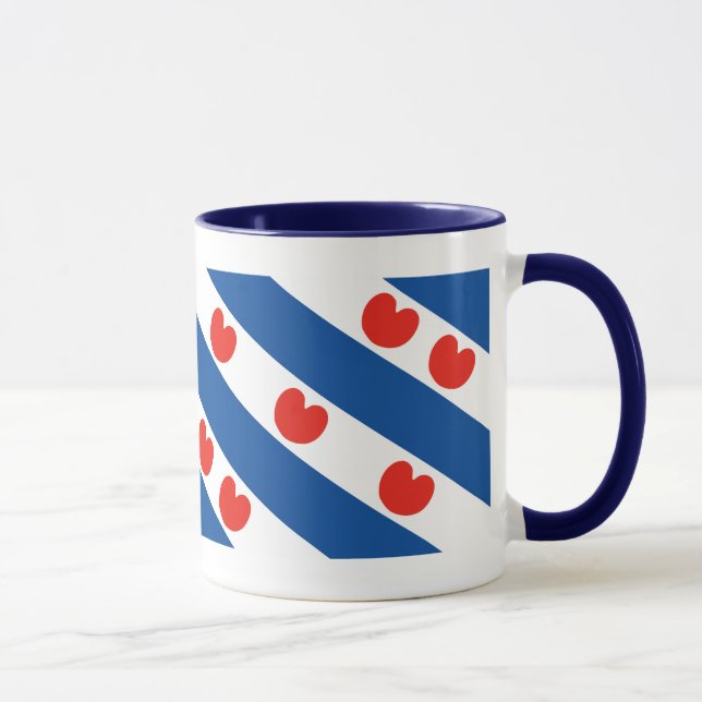 Frisian flag Friesland Holland Mug (Right)