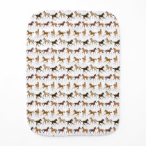 Frisky Horse Foals Baby Burp Cloth Frisky Horse Foals Baby Burp Cloth