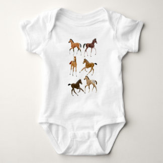 Frisky Horse Foals Baby One Piece Bodysuit