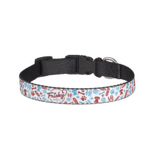 Frisky In Philly: Collage Design Dog Collar