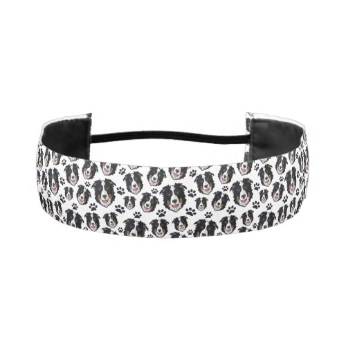 Frisky Scottish Border Collie Sheep Dog Pet Puppy Athletic Headband