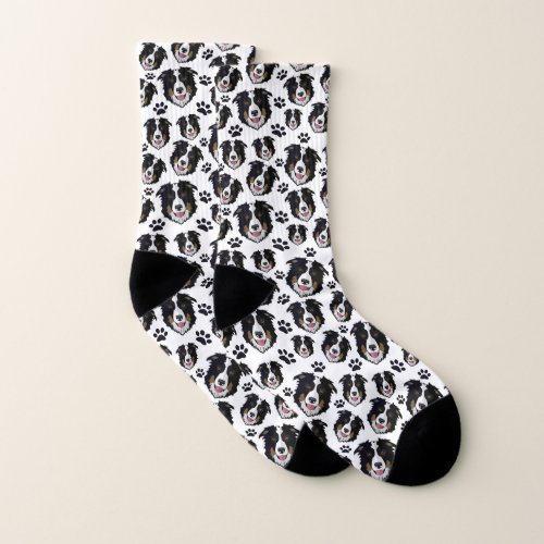 Frisky Scottish Border Collie Sheep Dog Pet Puppy Socks