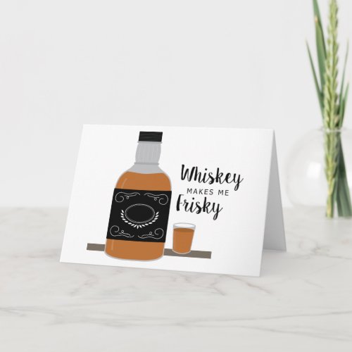 Frisky Whiskey Card