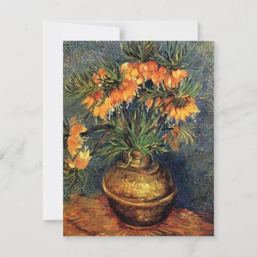 Fritillaries in a Copper Vase by Vincent van Gogh