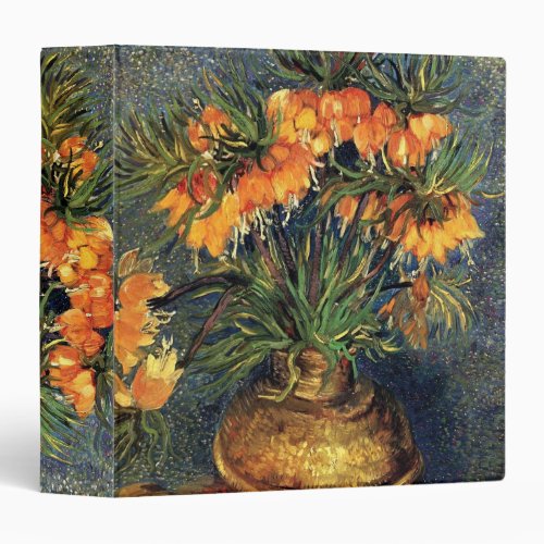 Fritillaries in a Copper Vase by Vincent van Gogh Binder