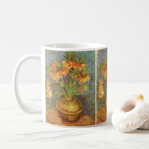 Fritillaries in a Copper Vase by Vincent van Gogh Coffee Mug