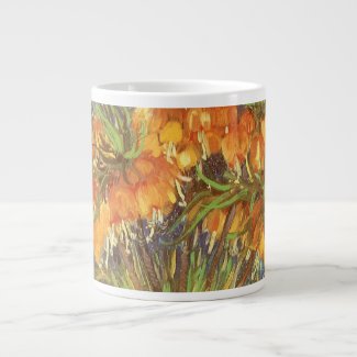 Fritillaries in a Copper Vase by Vincent van Gogh Large Coffee Mug