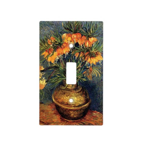 Fritillaries in a Copper Vase by Vincent van Gogh Light Switch Cover