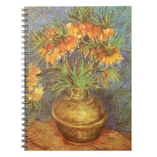 Fritillaries in a Copper Vase by Vincent van Gogh Notebook