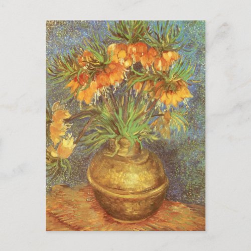 Fritillaries in a Copper Vase by Vincent van Gogh Postcard