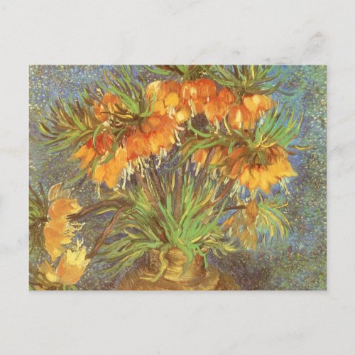 Fritillaries in a Copper Vase by Vincent van Gogh Postcard