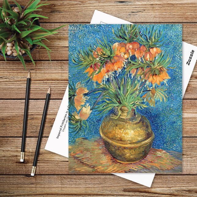 Fritillaries in a Copper Vase Van Gogh Postcard (Creator Uploaded)