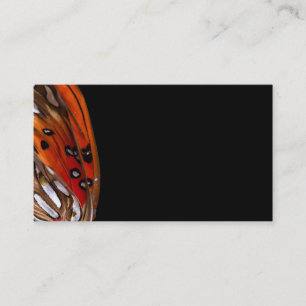 Fritillary Butterfly Wings Business Card Template