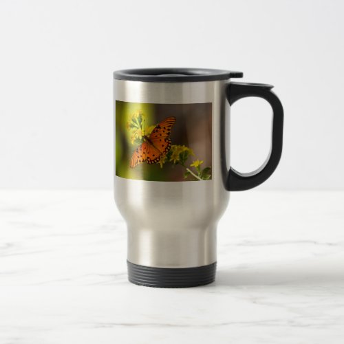 Fritillary Gulf Butterfly Gifts and Apparel Travel Mug